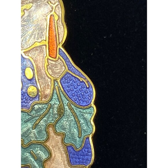Vintage Beatrix Potter Peter Rabbit Enamel Cloisonné Pin Gold-Tone 1992 Collecti - Picture 5 of 7